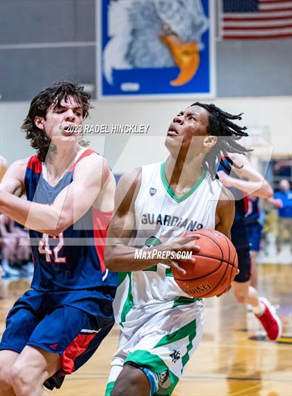 Thumbnail 3 in Christ Prep Academy vs. St. Michael the Archangel (Grain Valley Invitational) photogallery.
