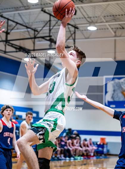 Thumbnail 1 in Christ Prep Academy vs. St. Michael the Archangel (Grain Valley Invitational) photogallery.