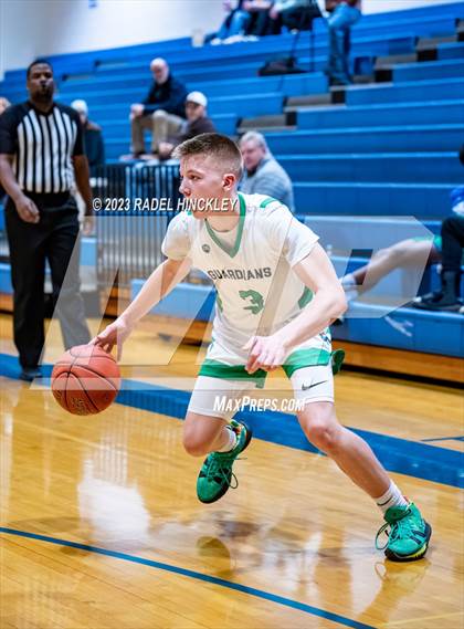 Thumbnail 1 in Christ Prep Academy vs. St. Michael the Archangel (Grain Valley Invitational) photogallery.