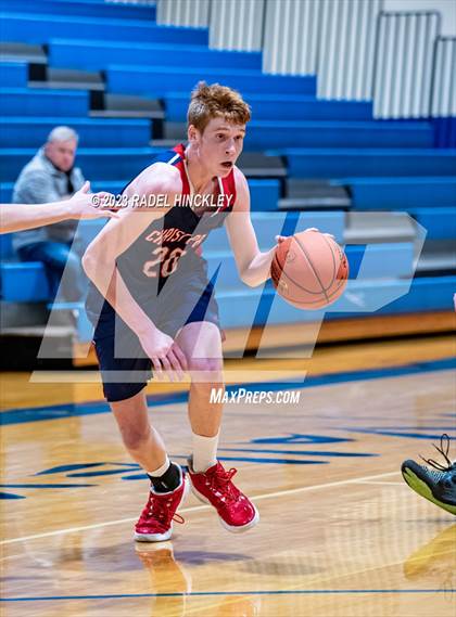 Thumbnail 1 in Christ Prep Academy vs. St. Michael the Archangel (Grain Valley Invitational) photogallery.