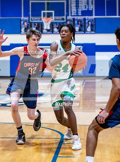 Thumbnail 1 in Christ Prep Academy vs. St. Michael the Archangel (Grain Valley Invitational) photogallery.