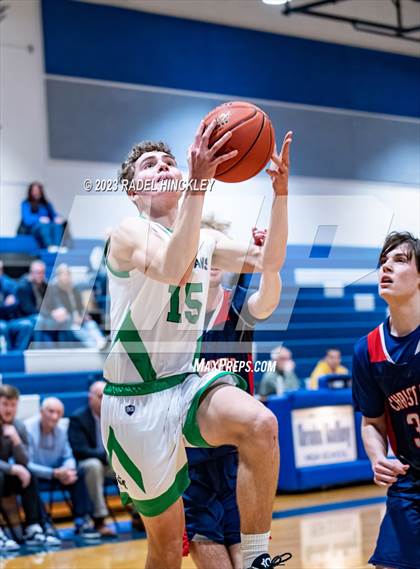 Thumbnail 2 in Christ Prep Academy vs. St. Michael the Archangel (Grain Valley Invitational) photogallery.