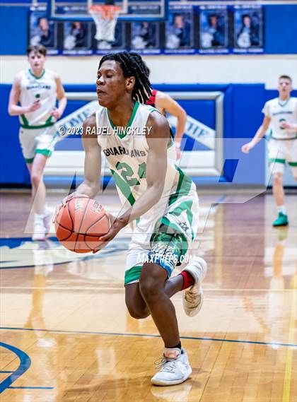 Thumbnail 2 in Christ Prep Academy vs. St. Michael the Archangel (Grain Valley Invitational) photogallery.