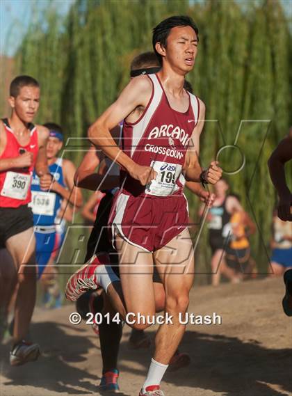 Thumbnail 3 in Clovis Invitational Division 1 5K Varsity Boys Race photogallery.