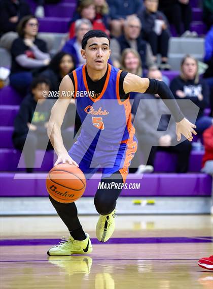 Thumbnail 1 in Grand Oaks vs Cypress Woods (UIL 6A D1 Basketball Area Playoffs) photogallery.