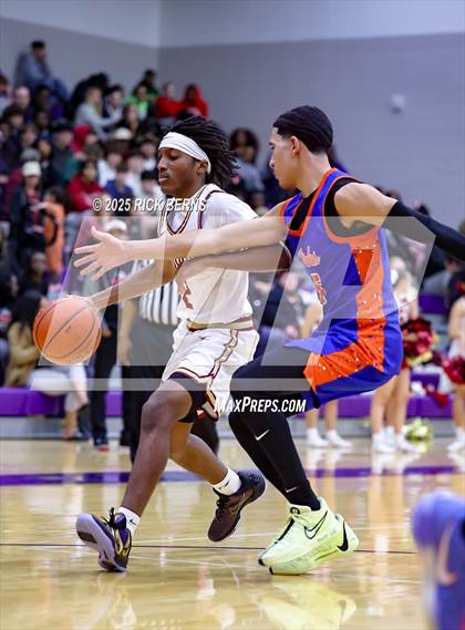Thumbnail 2 in Grand Oaks vs Cypress Woods (UIL 6A D1 Basketball Area Playoffs) photogallery.