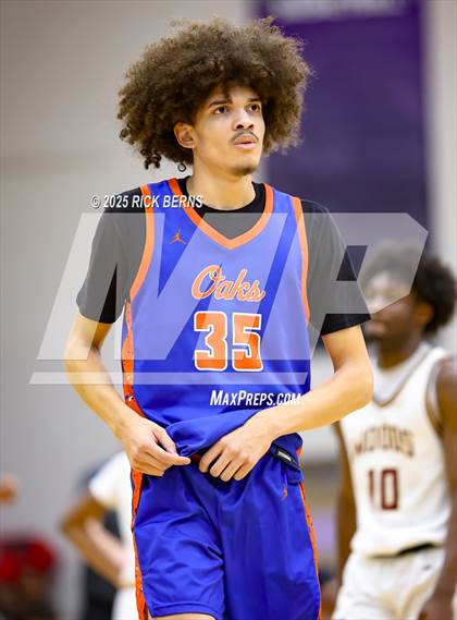 Thumbnail 2 in Grand Oaks vs Cypress Woods (UIL 6A D1 Basketball Area Playoffs) photogallery.