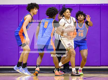 Thumbnail 1 in Grand Oaks vs Cypress Woods (UIL 6A D1 Basketball Area Playoffs) photogallery.