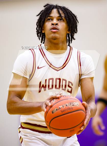 Thumbnail 2 in Grand Oaks vs Cypress Woods (UIL 6A D1 Basketball Area Playoffs) photogallery.