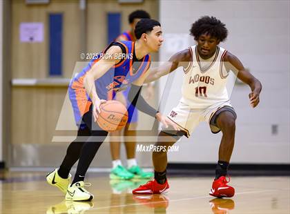 Thumbnail 2 in Grand Oaks vs Cypress Woods (UIL 6A D1 Basketball Area Playoffs) photogallery.