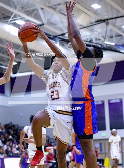 Thumbnail 3 in Grand Oaks vs Cypress Woods (UIL 6A D1 Basketball Area Playoffs) photogallery.