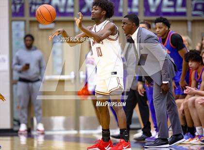 Thumbnail 3 in Grand Oaks vs Cypress Woods (UIL 6A D1 Basketball Area Playoffs) photogallery.