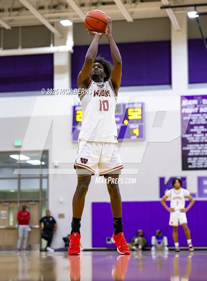 Thumbnail 1 in Grand Oaks vs Cypress Woods (UIL 6A D1 Basketball Area Playoffs) photogallery.