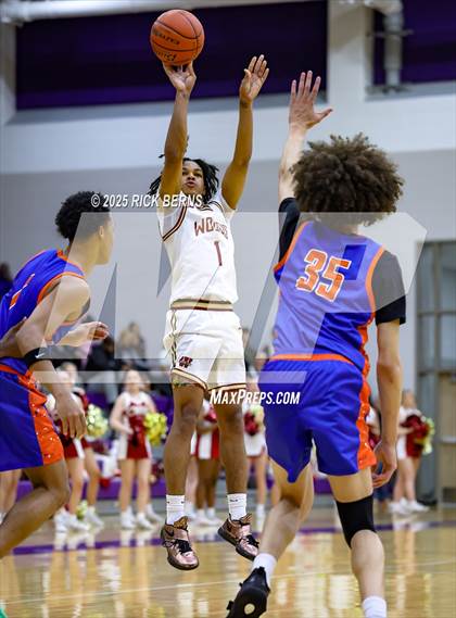 Thumbnail 1 in Grand Oaks vs Cypress Woods (UIL 6A D1 Basketball Area Playoffs) photogallery.