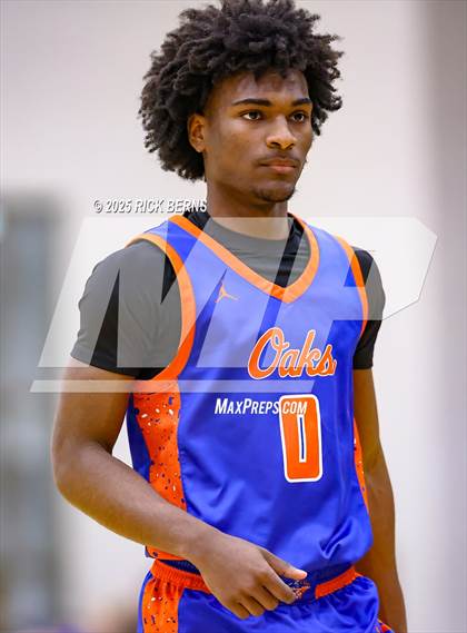 Thumbnail 3 in Grand Oaks vs Cypress Woods (UIL 6A D1 Basketball Area Playoffs) photogallery.