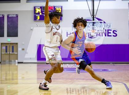 Thumbnail 2 in Grand Oaks vs Cypress Woods (UIL 6A D1 Basketball Area Playoffs) photogallery.