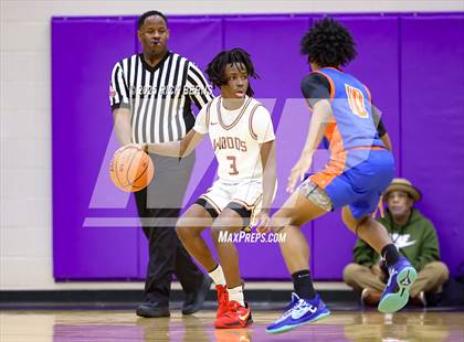 Thumbnail 3 in Grand Oaks vs Cypress Woods (UIL 6A D1 Basketball Area Playoffs) photogallery.