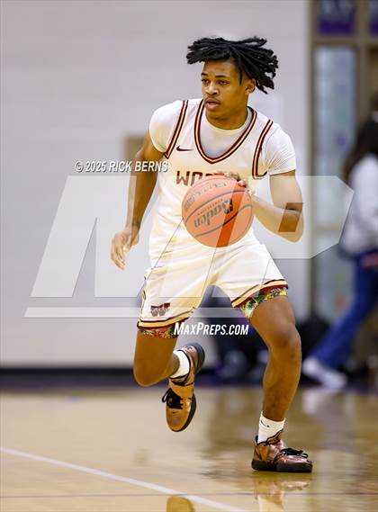 Thumbnail 1 in Grand Oaks vs Cypress Woods (UIL 6A D1 Basketball Area Playoffs) photogallery.
