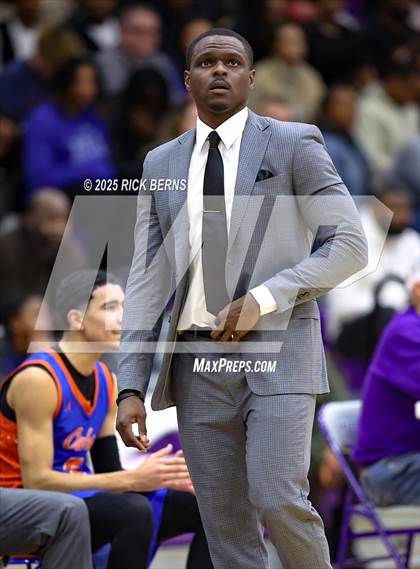 Thumbnail 3 in Grand Oaks vs Cypress Woods (UIL 6A D1 Basketball Area Playoffs) photogallery.