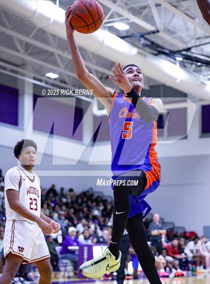 Thumbnail 3 in Grand Oaks vs Cypress Woods (UIL 6A D1 Basketball Area Playoffs) photogallery.