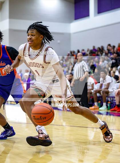 Thumbnail 3 in Grand Oaks vs Cypress Woods (UIL 6A D1 Basketball Area Playoffs) photogallery.