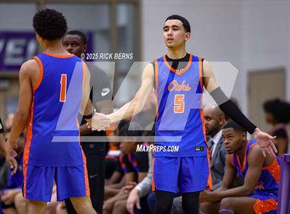 Thumbnail 2 in Grand Oaks vs Cypress Woods (UIL 6A D1 Basketball Area Playoffs) photogallery.