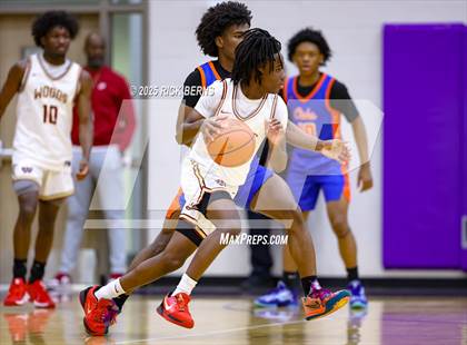 Thumbnail 3 in Grand Oaks vs Cypress Woods (UIL 6A D1 Basketball Area Playoffs) photogallery.