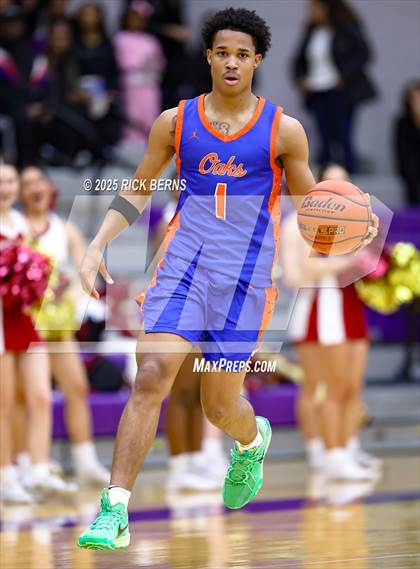 Thumbnail 1 in Grand Oaks vs Cypress Woods (UIL 6A D1 Basketball Area Playoffs) photogallery.