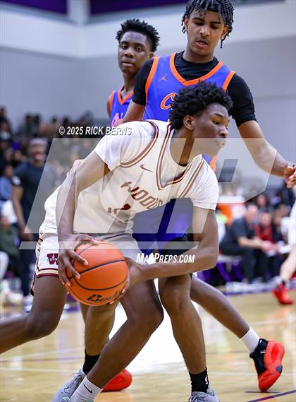 Thumbnail 2 in Grand Oaks vs Cypress Woods (UIL 6A D1 Basketball Area Playoffs) photogallery.