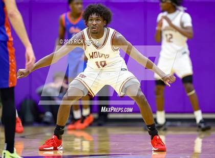 Thumbnail 1 in Grand Oaks vs Cypress Woods (UIL 6A D1 Basketball Area Playoffs) photogallery.