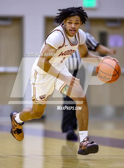 Thumbnail 3 in Grand Oaks vs Cypress Woods (UIL 6A D1 Basketball Area Playoffs) photogallery.