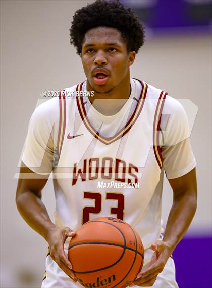 Thumbnail 3 in Grand Oaks vs Cypress Woods (UIL 6A D1 Basketball Area Playoffs) photogallery.
