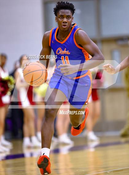 Thumbnail 1 in Grand Oaks vs Cypress Woods (UIL 6A D1 Basketball Area Playoffs) photogallery.