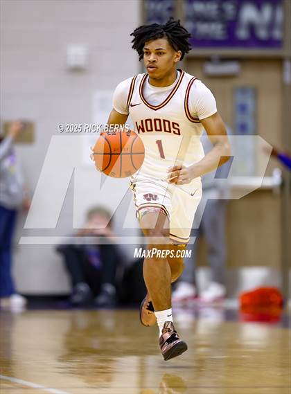 Thumbnail 3 in Grand Oaks vs Cypress Woods (UIL 6A D1 Basketball Area Playoffs) photogallery.