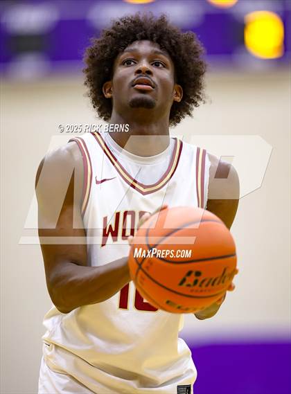 Thumbnail 2 in Grand Oaks vs Cypress Woods (UIL 6A D1 Basketball Area Playoffs) photogallery.