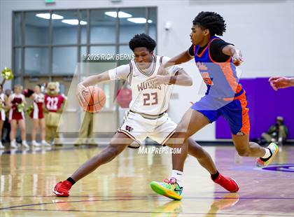 Thumbnail 2 in Grand Oaks vs Cypress Woods (UIL 6A D1 Basketball Area Playoffs) photogallery.