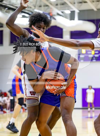Thumbnail 1 in Grand Oaks vs Cypress Woods (UIL 6A D1 Basketball Area Playoffs) photogallery.