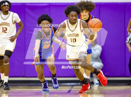 Thumbnail 2 in Grand Oaks vs Cypress Woods (UIL 6A D1 Basketball Area Playoffs) photogallery.
