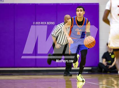 Thumbnail 1 in Grand Oaks vs Cypress Woods (UIL 6A D1 Basketball Area Playoffs) photogallery.