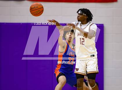 Thumbnail 1 in Grand Oaks vs Cypress Woods (UIL 6A D1 Basketball Area Playoffs) photogallery.