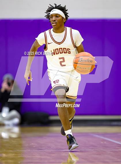 Thumbnail 2 in Grand Oaks vs Cypress Woods (UIL 6A D1 Basketball Area Playoffs) photogallery.
