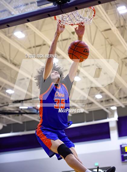 Thumbnail 1 in Grand Oaks vs Cypress Woods (UIL 6A D1 Basketball Area Playoffs) photogallery.