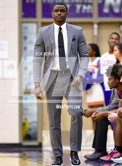 Thumbnail 2 in Grand Oaks vs Cypress Woods (UIL 6A D1 Basketball Area Playoffs) photogallery.