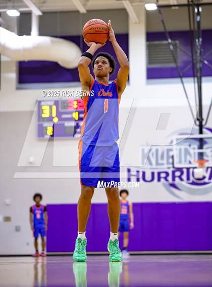 Thumbnail 1 in Grand Oaks vs Cypress Woods (UIL 6A D1 Basketball Area Playoffs) photogallery.