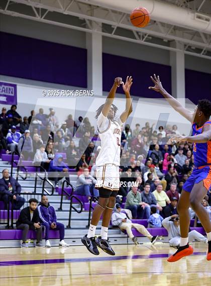 Thumbnail 2 in Grand Oaks vs Cypress Woods (UIL 6A D1 Basketball Area Playoffs) photogallery.