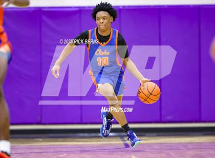 Thumbnail 1 in Grand Oaks vs Cypress Woods (UIL 6A D1 Basketball Area Playoffs) photogallery.