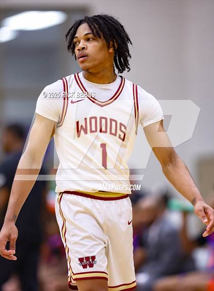 Thumbnail 2 in Grand Oaks vs Cypress Woods (UIL 6A D1 Basketball Area Playoffs) photogallery.