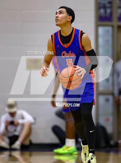 Thumbnail 1 in Grand Oaks vs Cypress Woods (UIL 6A D1 Basketball Area Playoffs) photogallery.