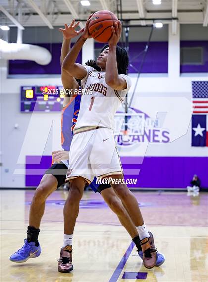 Thumbnail 2 in Grand Oaks vs Cypress Woods (UIL 6A D1 Basketball Area Playoffs) photogallery.