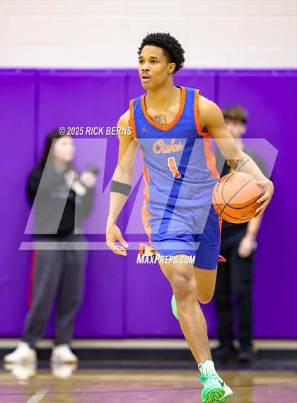 Thumbnail 1 in Grand Oaks vs Cypress Woods (UIL 6A D1 Basketball Area Playoffs) photogallery.